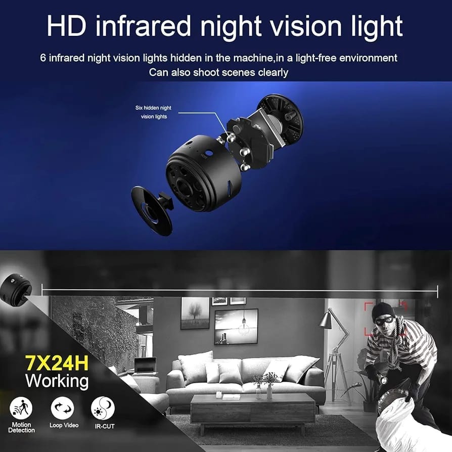 كاميرة مراقبة صغيرة الحجم