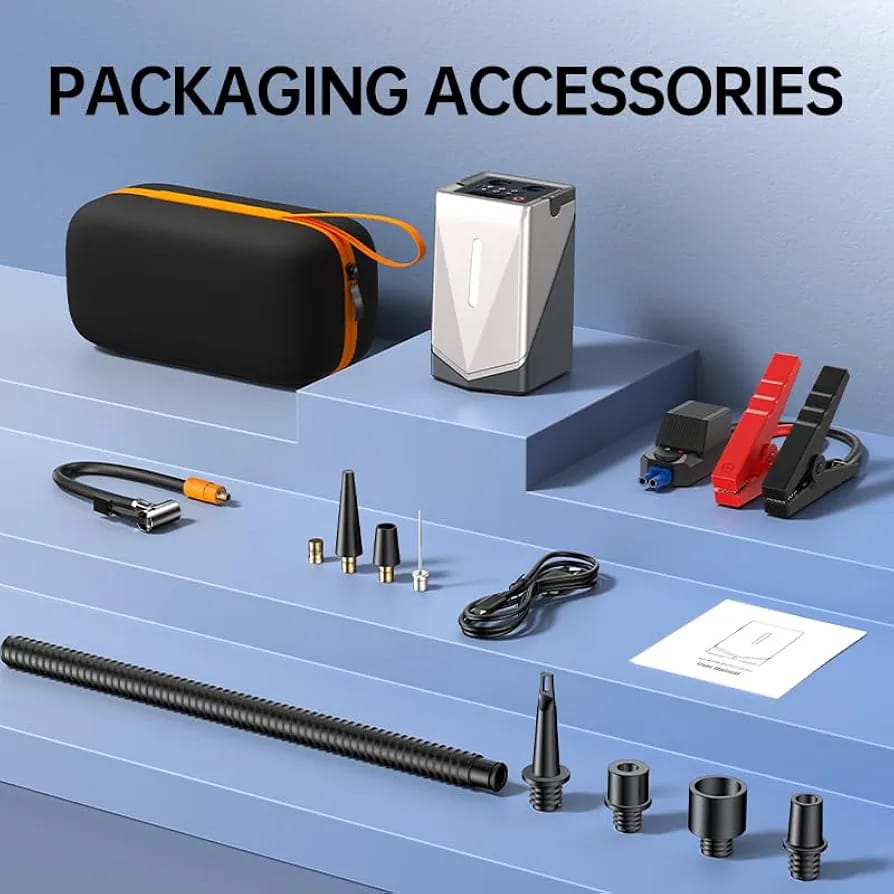 ⚡ باور جامب ستارتر برو – جهاز الطوارئ الذكي للسيارات